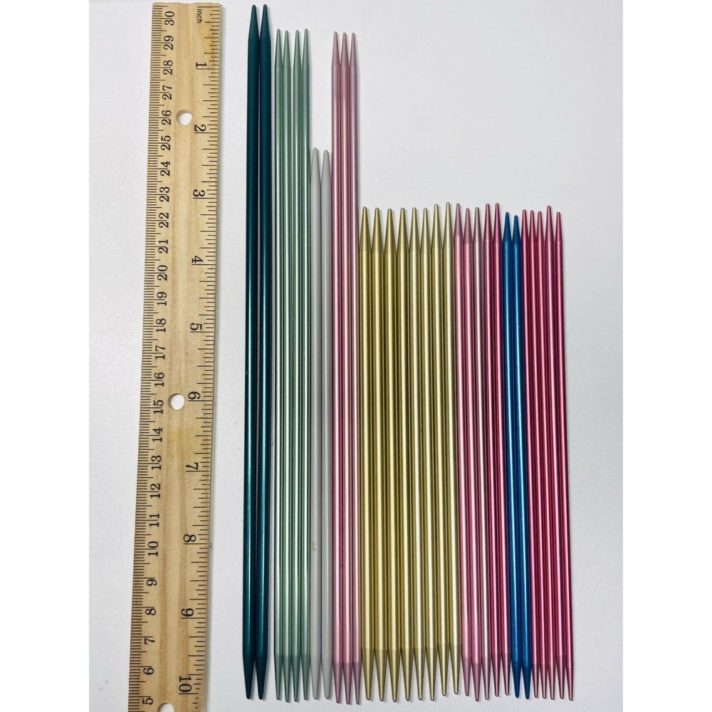 14+‎ Sets Double Pointed Metal Knitting Needles As Is Different Sizes